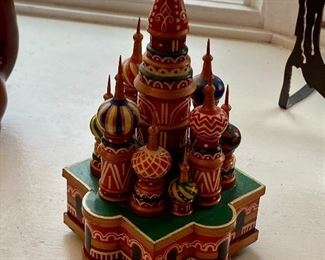 St. Basil's Cathedral Russian Music Box