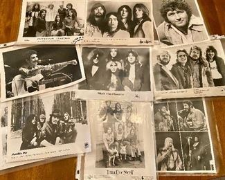 1970’s bands’ press photos 