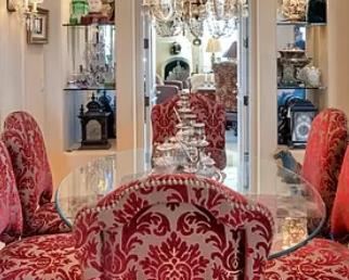 We will be selling the crystal chandeliers