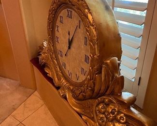 large clock from a store 