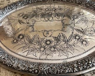 beautiful embellished tray