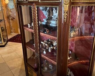glass curio 