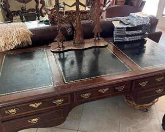 leather topped desk
