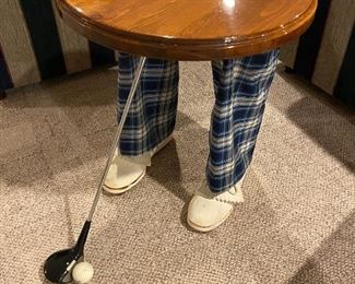Art Fair Golfers Side Table