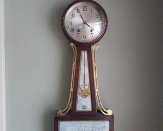 Antique banjo clock