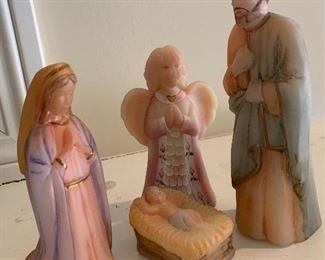 Fenton first edition nativity scene signed