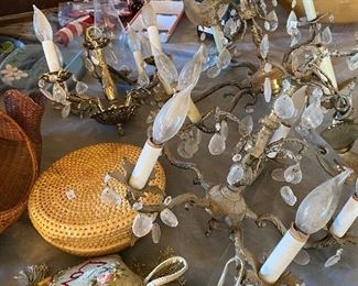 Brass chandeliers 