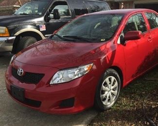 Toyota Corolla LE 2009 Only 47,160 miles, 1.8L, 4DR for Silent Bids