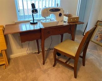 105_____ $150 
 Sewing machine Brothers/cabinet / chair 
