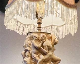 29_____ $40 
Greek goddess lamp pottery  • 17"H x 8"W