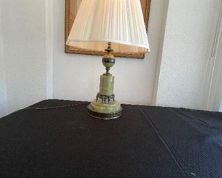 59_____ $110 
Onyx green Lamp 