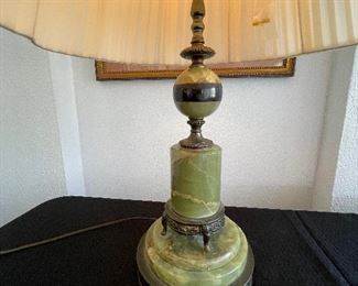 59_____ $110 
Onyx green Lamp 