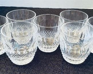 79_____ $175 
Waterford crystal set of 7 low ball