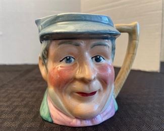 85_____ $70 
Set of 6 Staffordshire Toby mugs: Pickwick, Winkle, Mine Host, Sylvac,
Toby Philipots, Henry VIII