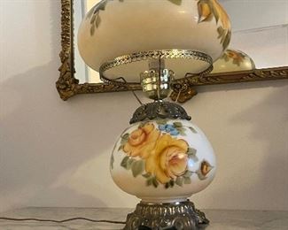 89_____ $70 
Victorian style lamp  • 24" x 17" x 7" 
