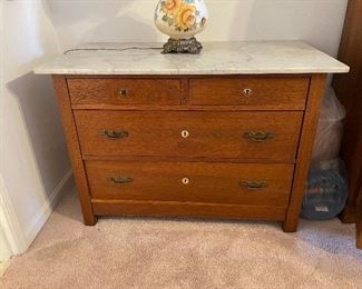 92_____ $275
Marble top chest drawer (4 drawers)  • 43"x 30" x 23"