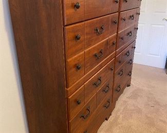 97_____ $195 
Pair of matching chest drawers modern press wood  • 54"T x 34"x 16"D