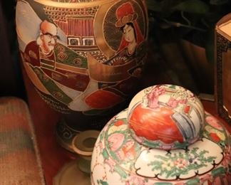 ginger jar, urn, decorative