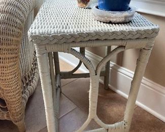 Wicker Side Table