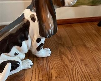 Ceramic Basset Hound