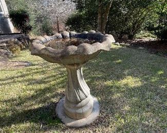 Concrete Bird Bath