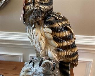 Vintage Chalk-ware Owl 