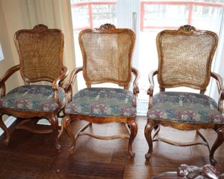 3 OF 4 DINING CHAIRS