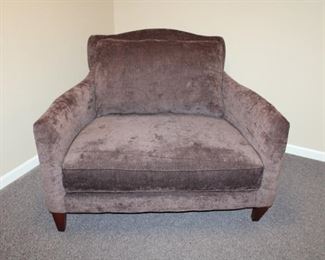 OVERSIZED UPHOLSTERED ARMCHAIR