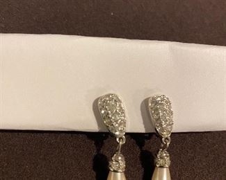 Swarovski Crystal clip earrings
