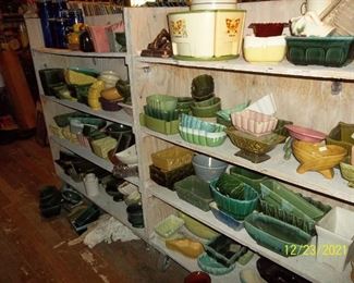 pottery/planters anyone?  Hull, McCoy, UPCO, etc.  