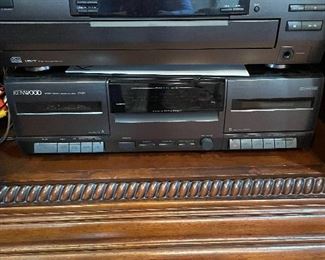 Kenwood cassette player & CD player
