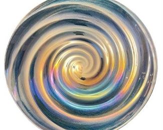 Lot 006-001
ARDA Glassware Spiral Iridescent Center Piece Bowl