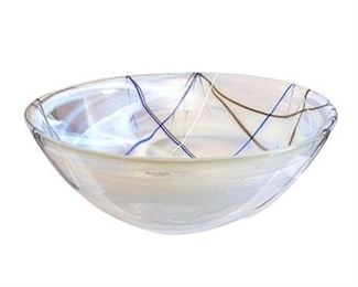 Lot 014
Kosta Boda Large Contrast Bowl in White