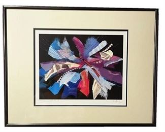 Lot 040
Smada A Levine "Lover" Signed and Numbered Lithograph