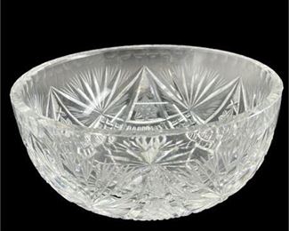 Lot 056
American Cut Brilliant Crystal Center Piece Bowl