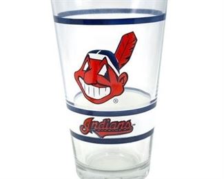 Lot 098
1996 Cleveland Indians Chief Wahoo Beer Pint Glass