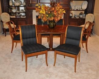 Another View of the Modern Henredon Dining Table and 6 Chair Set!