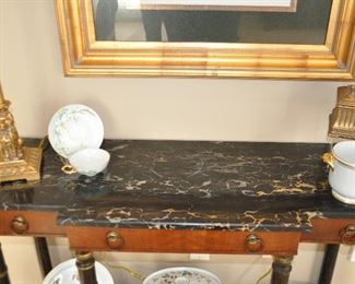 Gorgeous Antique Marble Top!