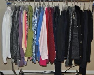 Woman's Sweaters and Long Sleeve Shirts, Size Large