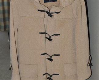 Fabulous 100% Authentic Burberry Brit Wool Duffle Coat Camel!