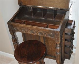 Open View of the Great Antique Desk!