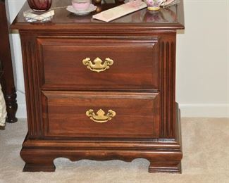 Up Close View if the 2 Drawer Nightstand