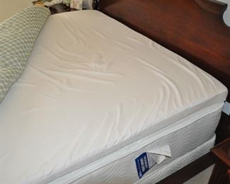 Comfort Tech™ Serene Foam 2-Inch Queen Mattress Topper and Queen Size Simmons Beautyrest World Class  Mattress and Box Spring Available