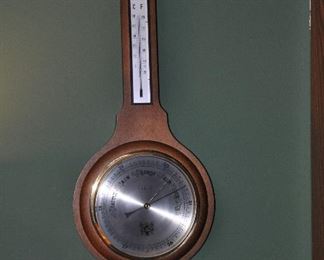 Vintage Elgin Banjo Barometer, Made in Germany