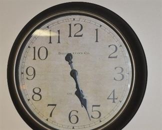 Baldauf Battery Operated wall Clock, 24"