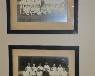More Wonderful Antique Framed Photographs, English Athletes, C.1880, 18.5" x 15.5"