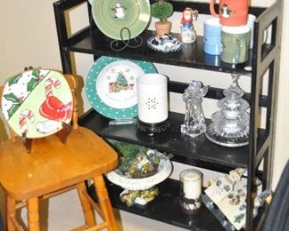 Vintage Child's High Chair, Eddie Bauer Snack Set for 4, Crystal Angle and More