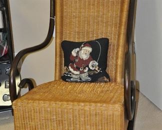 Great Vintage Rattan Rocking Chair