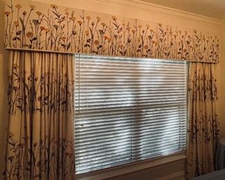 5- NOW $100 was $195 draperies/ black out curtains  & valance 