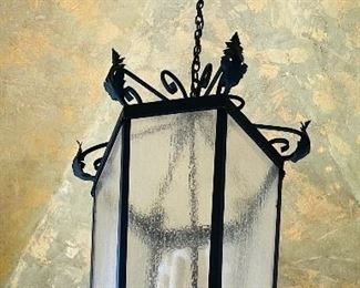 6- $500 FIRM Large tall lantern black iron lantern